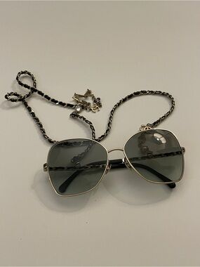 Chanel Chain Sunglasses